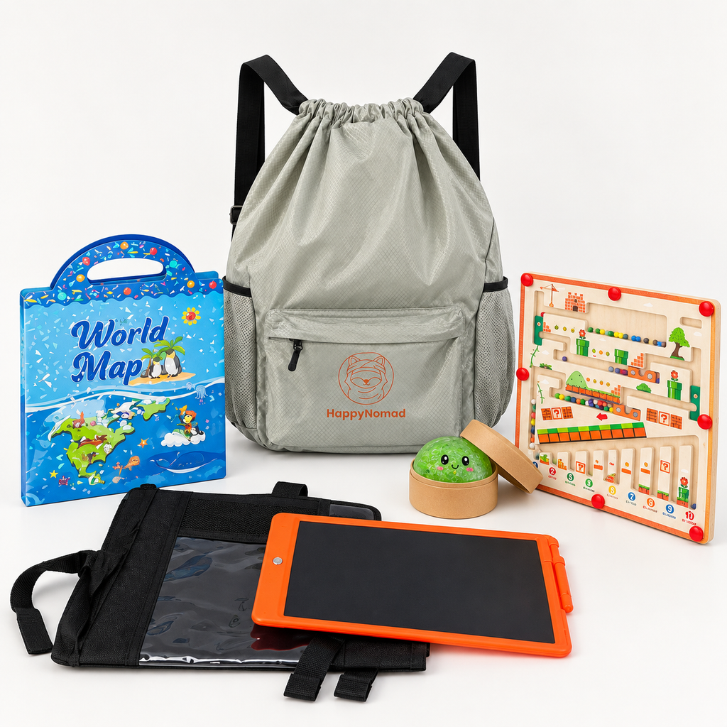 HappyNomad - Kit de voyage pour enfants (3 ans et +)