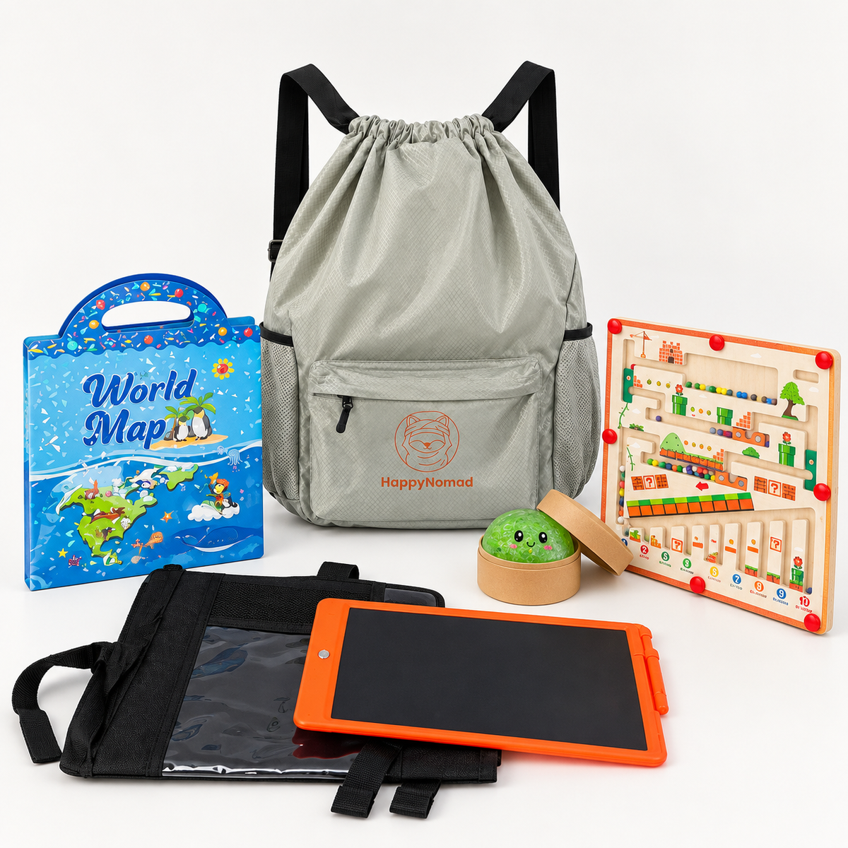 HappyNomad - Kit de voyage pour enfants (3 ans et +)